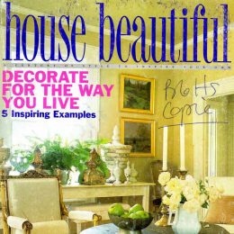 Blott Kerr-Wilson, 'House Beautiful', magazine feature