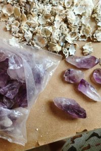 Blott Kerr-Wilson, 'Irma', detail of Amethyst stones
