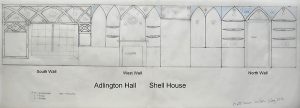 Blott Kerr-Wilson, 'Adlington Shell Cottage', design drawing