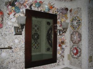 Blott Kerr-Wilson, 'Mrs H's Sailors Powder room', mirror view