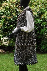 Blott Kerr-Wilson, 'Tain Clothes Project', female figure, mussel shells