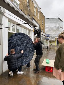 haeckelsbeing delivered to the broadway market shop