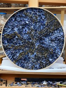 studio shot of cromarty in progress
