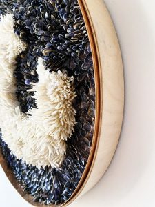Faroes 43cm Diameter - Baby Mussel and Tusk Shells