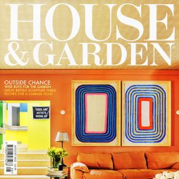 house and garden magazine cover
