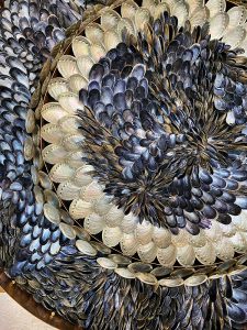 Portland 43cm Diameter - Baby Mussel and Abalone Shells